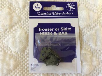 Hook and Bar for Trousers Skirts Whitecroft