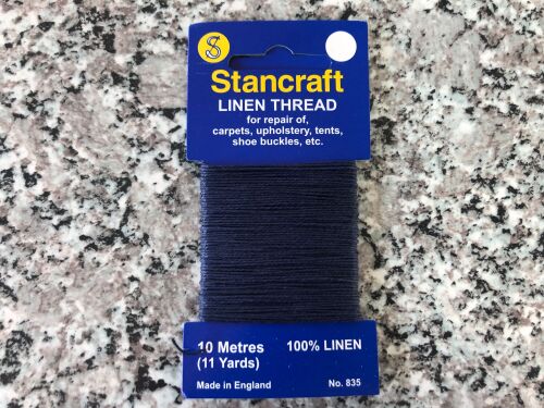 Stancraft Linen Thread Blue 10 Metre Pack