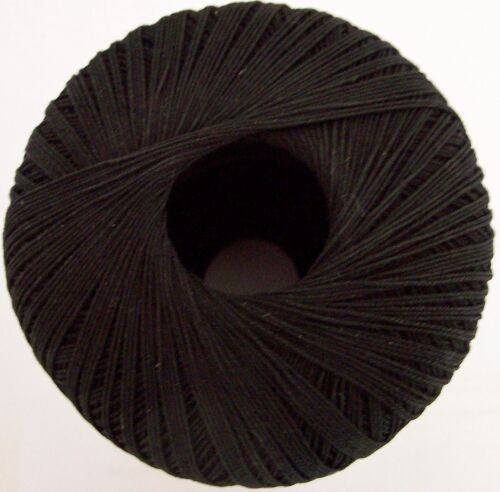 Black Number 10 Crochet Thread - Crochetta