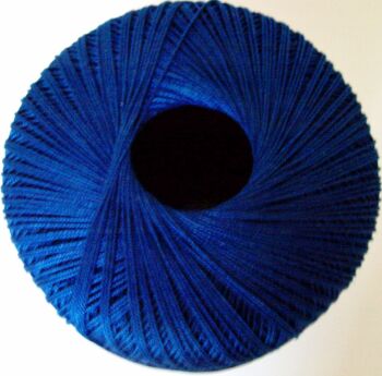 Royal Blue Crochet Thread - Crochetta Number 10 Cotton