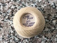 20s Ecru Crochet Thread 100% Cotton Lesur Pixie