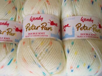 Wendy Peter Pan DK Knitting Wool Mini Tartan 50g