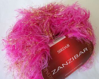 Sirdar Zanzibar Jasmine Metallic Pink Gold Knitting Wool