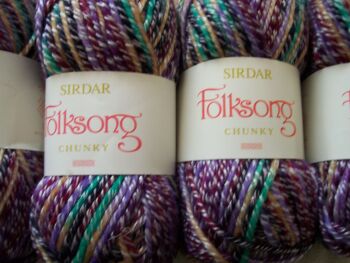Sirdar Folksong Chunky Knitting Wool Paisley F015/384