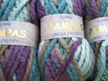 Wendy Pampas Super Chunky Wool – Seashore Prints