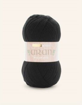 Sirdar Hayfield Aran Bonus With Wool 400g Black 965