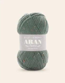 Hayfield Bonus Aran Tweed With Wool 400g Ball - Evergreen