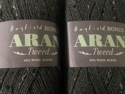 Sirdar (Hayfield) Aran Tweed With Wool 400g Ball – Cove Grey