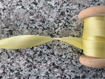 Primrose Yellow Satin Bias Binding Tape