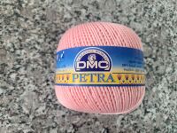 DMC Petra Size 3 Crochet Yarn Pink Mercerised Cotton Thread 100g