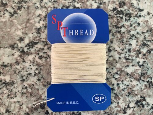 10 Metres Cream Linen Thread for Canvas Tent Repairs