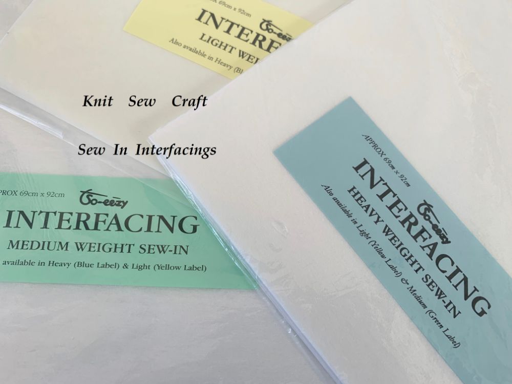Sew In Interfacing