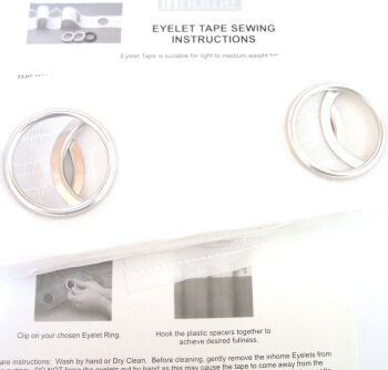 Curtain Eyelet Rings Fabric Tape