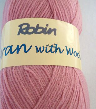 Robin Aran Wool 400g Ball – Dusky Rose
