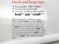 hook and loop fastener tape velcro