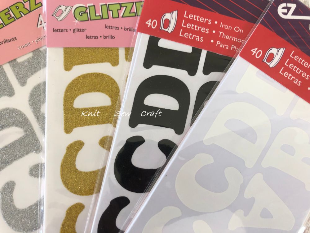 Iron On Letters
