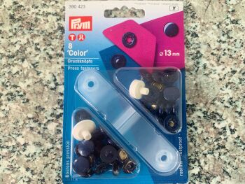 Prym Denim Press Snap Fasteners 390423 Navy Blue