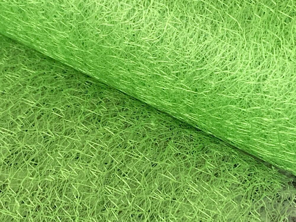 Lime Green Spider Web Net 15cm Netting Craft Material 1m Club Green