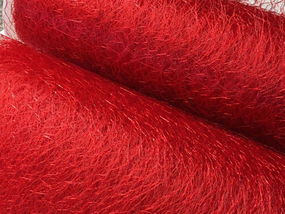 Red Spider Web Net 15cm Wide Netting Craft Material 1m Club Green