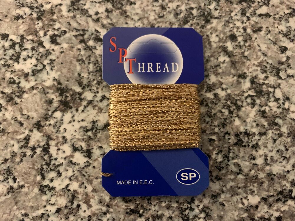 SP Glitz Decorative Glitter Thread Gold 10 Metres