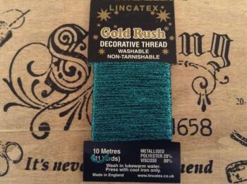 Metallic Sewing Thread - Jade Green