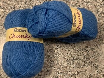 Robin Chunky Knitting Wool - Blue 4035-033