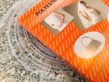 White Polyester Boning Tape