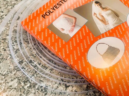 White Polyester Boning Tape
