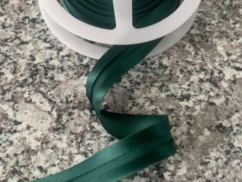 Dark Green Satin Bias Binding