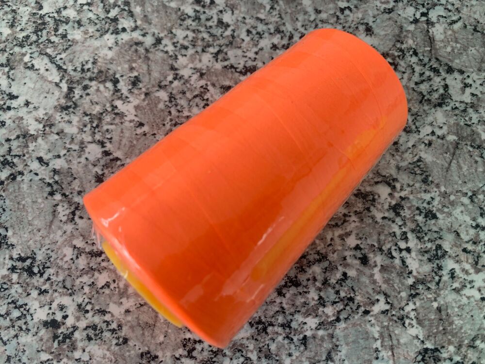 Fluorescent Orange Overlocker Thread 5000 Yards Cone