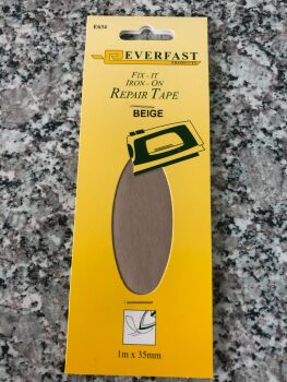 Everfast Fabric Repair Tape Beige Iron On