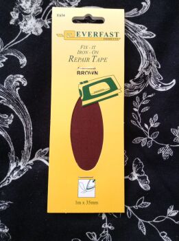 Everfast Fabric Repair Tape Brown Iron On