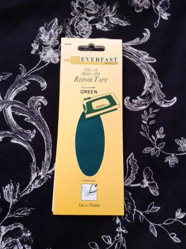 Everfast Iron On Fabric Repair Tape Green