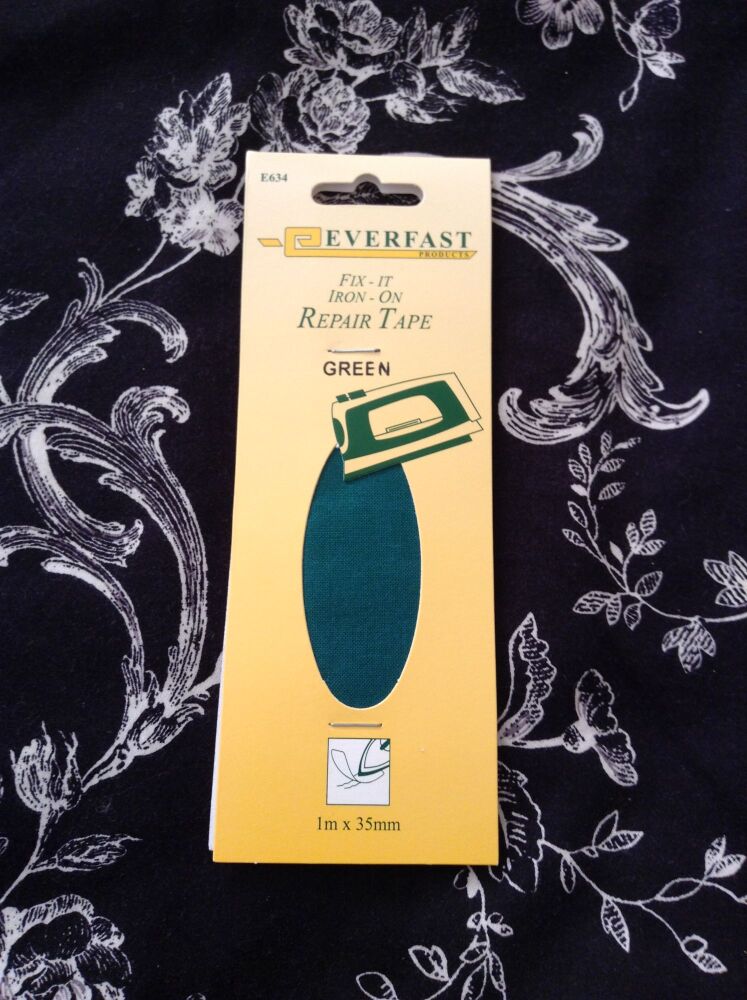 Everfast Iron On Fabric Repair Tape Green