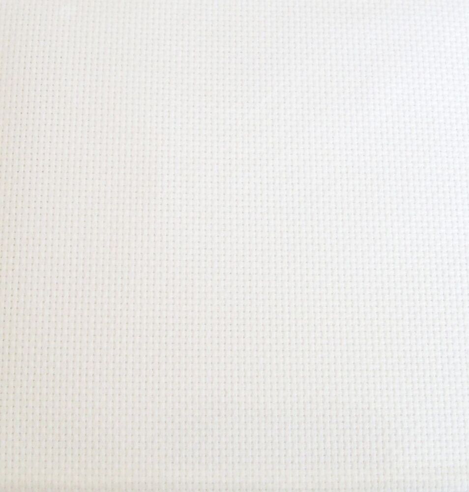 Aida Fabric 14 Count White 50cm x 35cm Sheet
