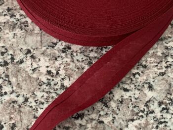 maroon red  bias binding tape 100% cotton fabric trim