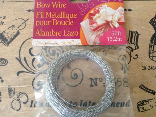 Darice Bowdabra Silver Bow Wire 3 Packs 150 feet