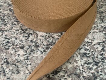 Camel Brown Cotton Bias Tape