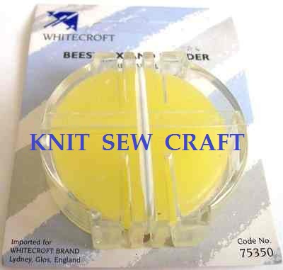 Beeswax & Holder Whitecroft for Sewing Needles Thread
