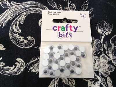 7mm stick on wobbly eyes for crafts cards