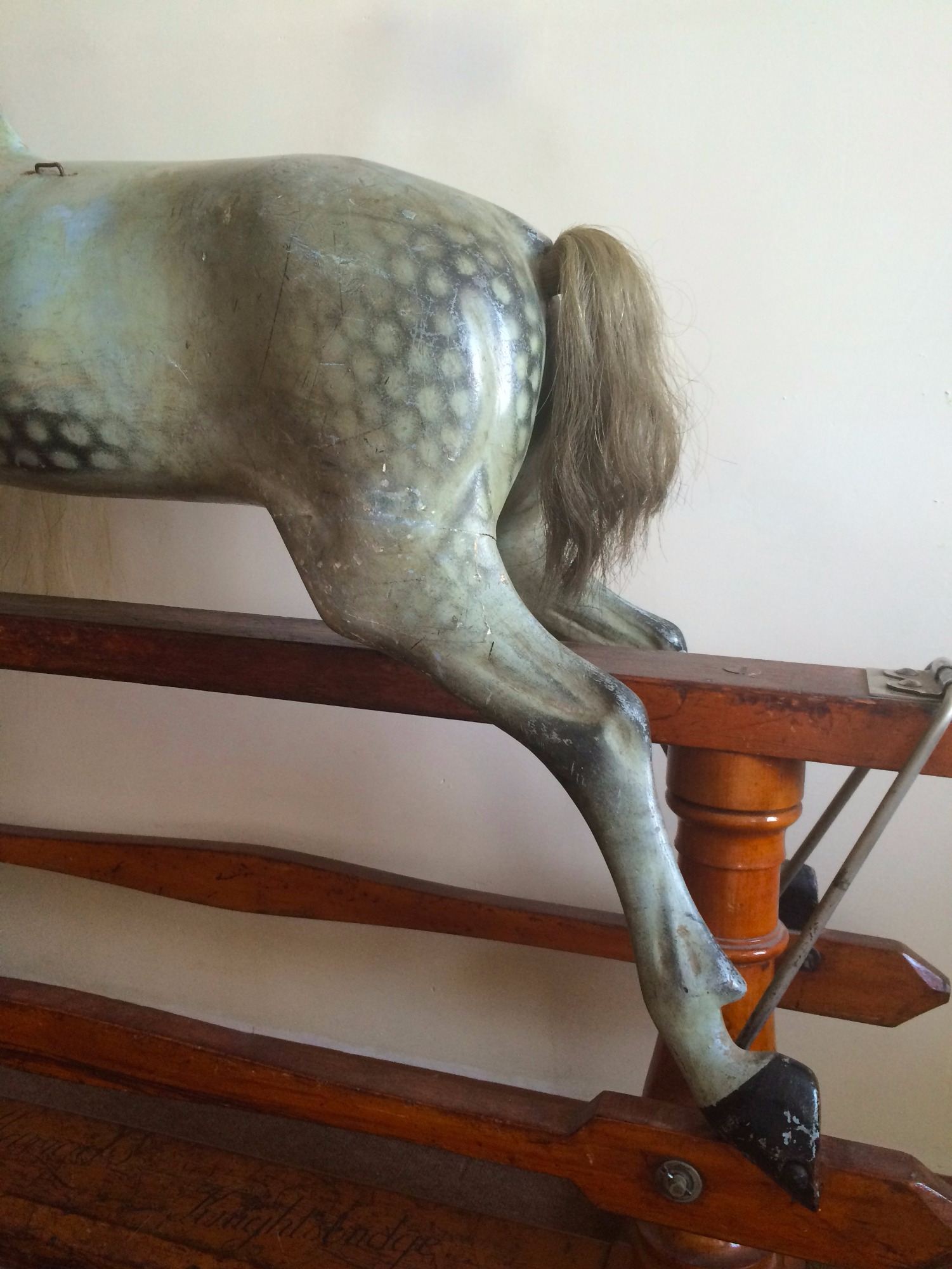 FH Ayres D Type rocking horse in original condition