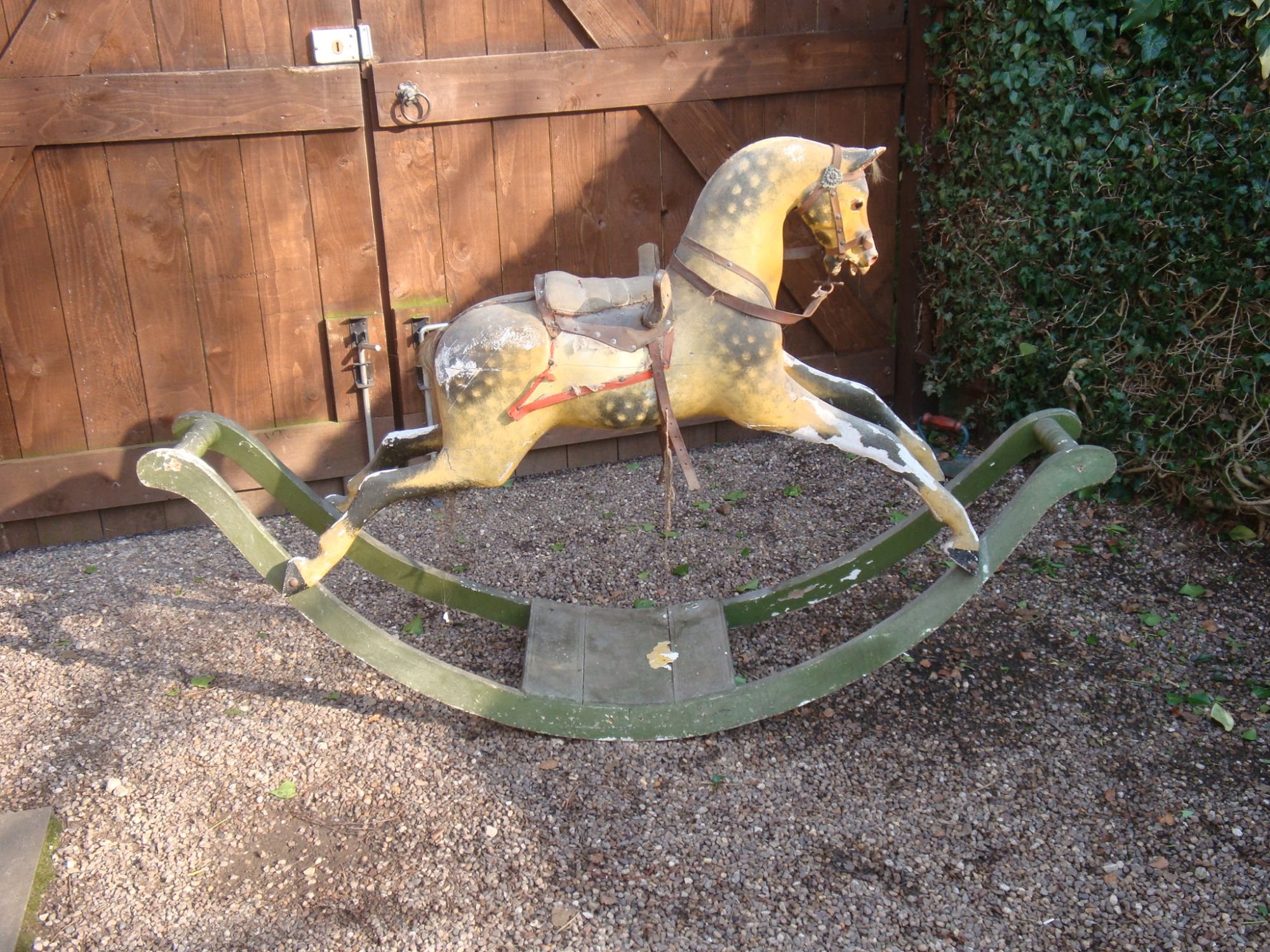 Antique bow rocking horse By G J Lines