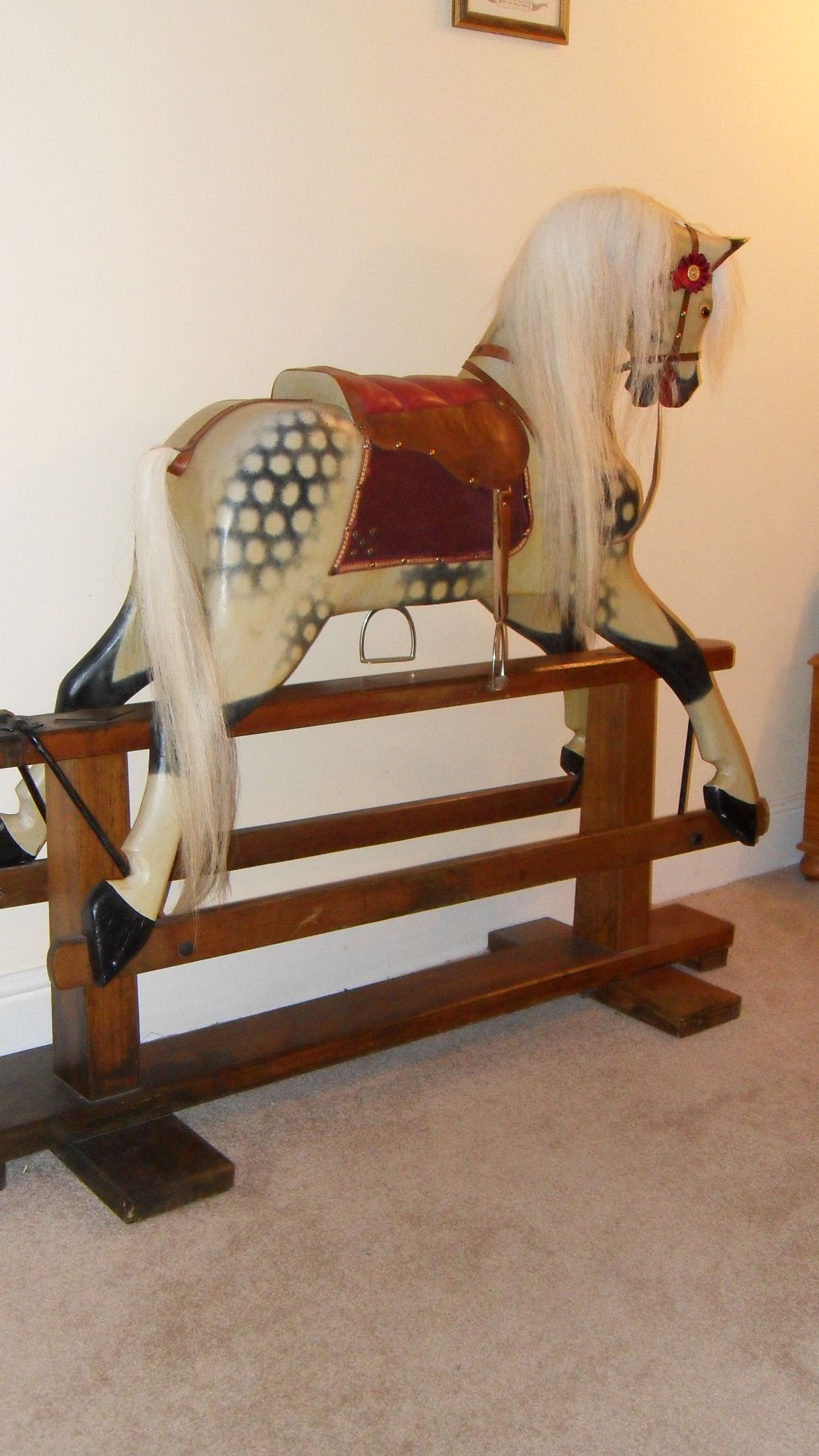 For Sale - Large Old Collinson Rocking Horse 'Poppy'