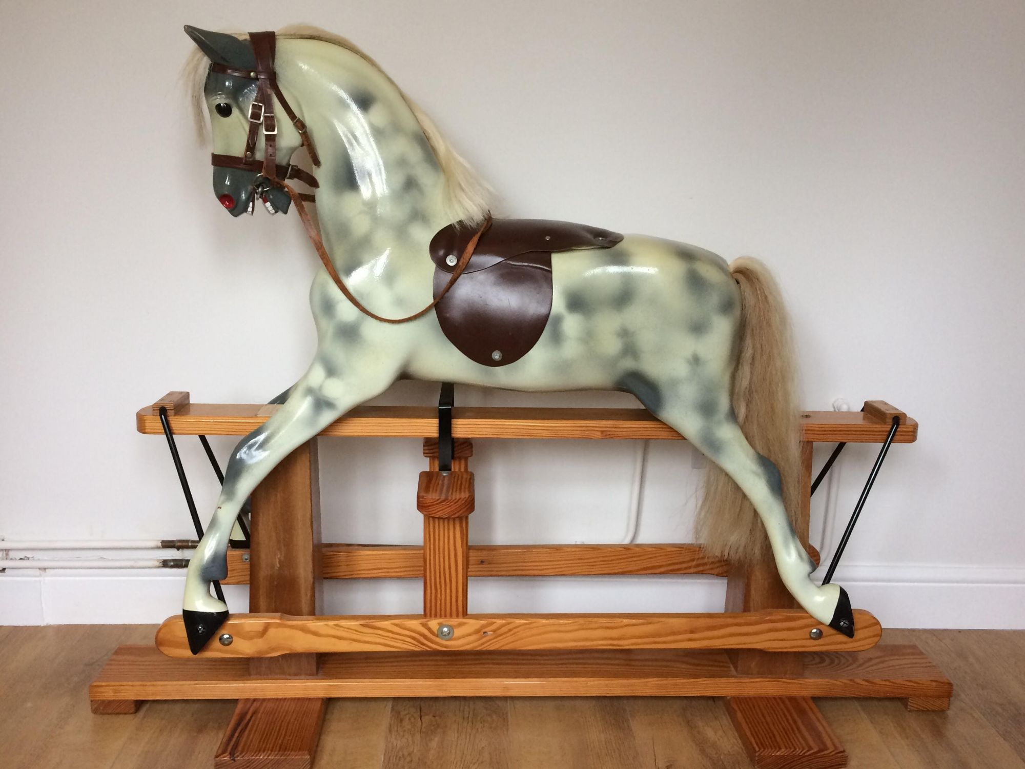 fiberglass rocking horse