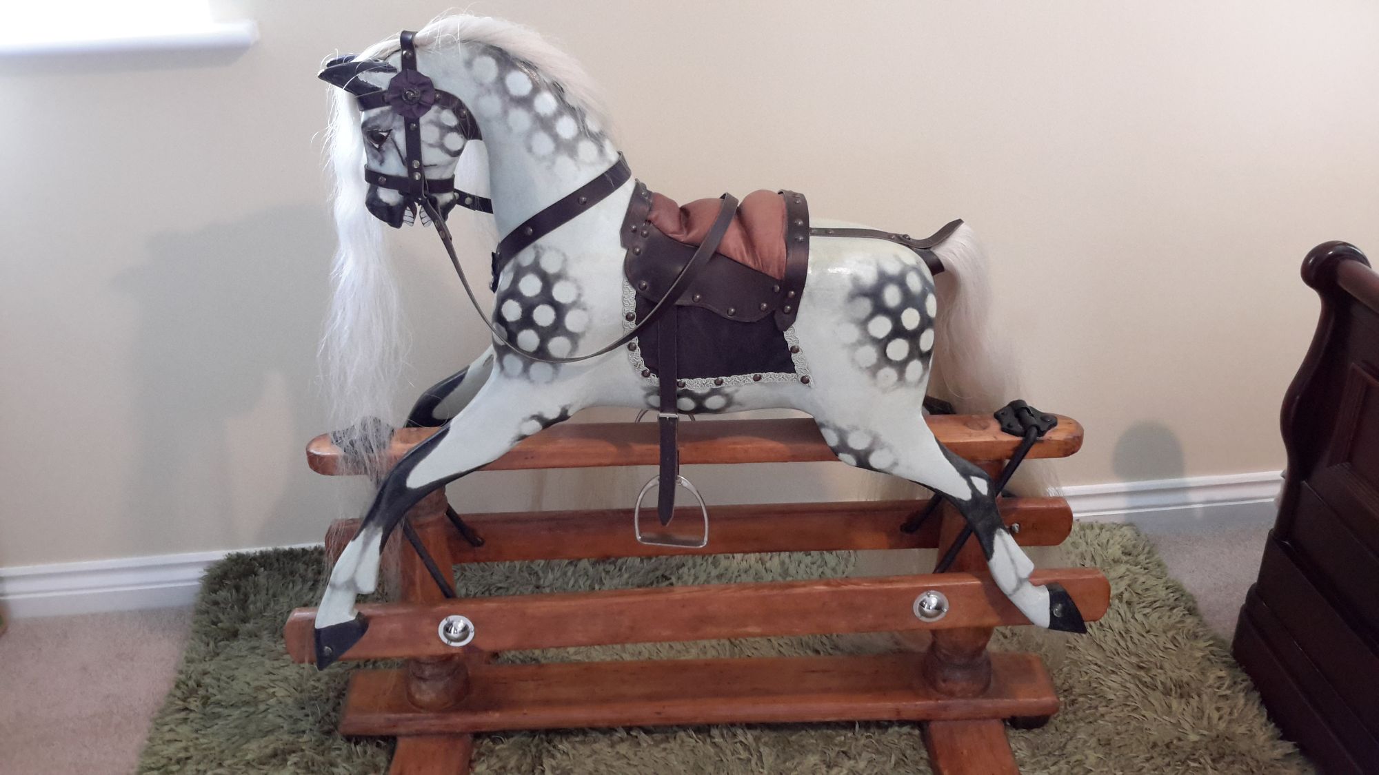 For Sale - Restored J R Smith rocking horse - Lottie