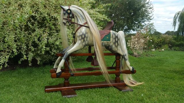 Rare Bronco rocking horse for sale