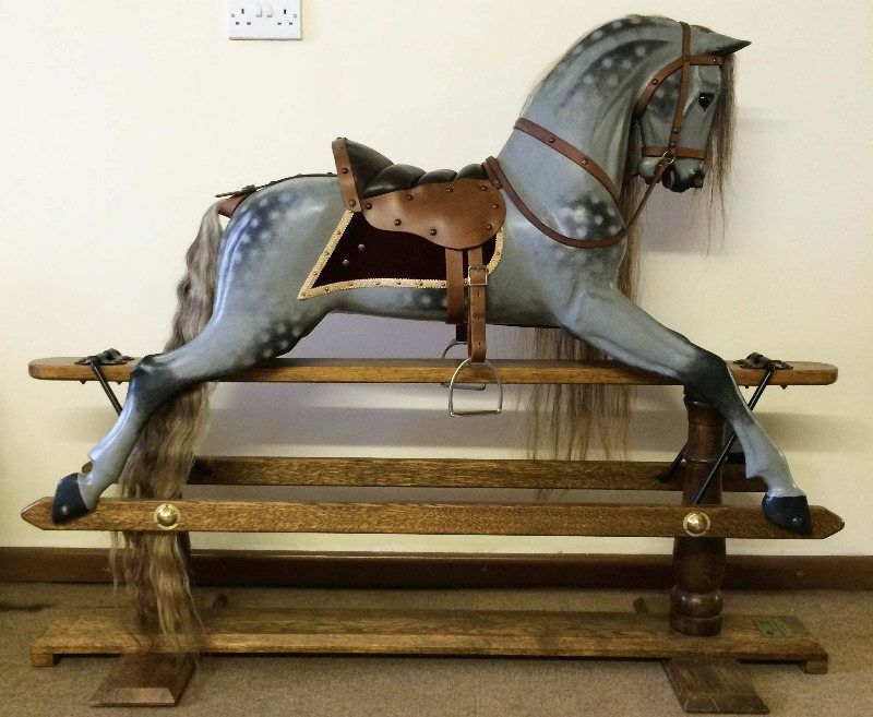 dapple grey rocking horse for sale