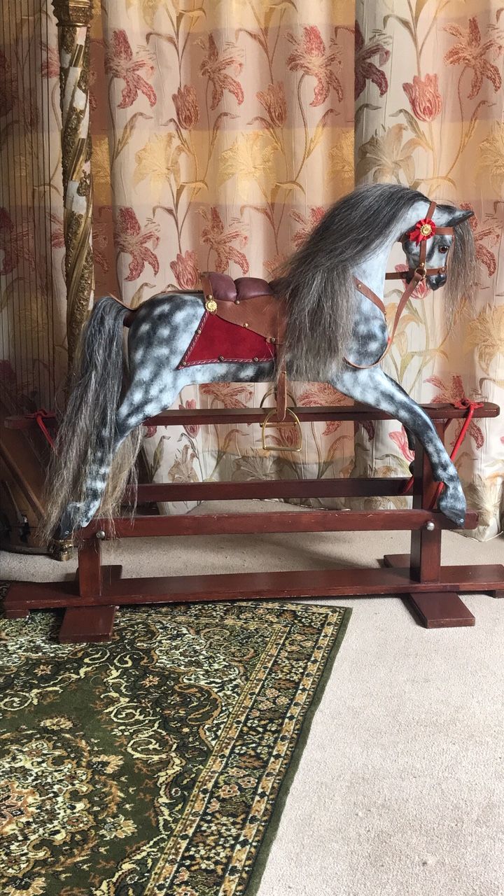 Eooden rocking horse