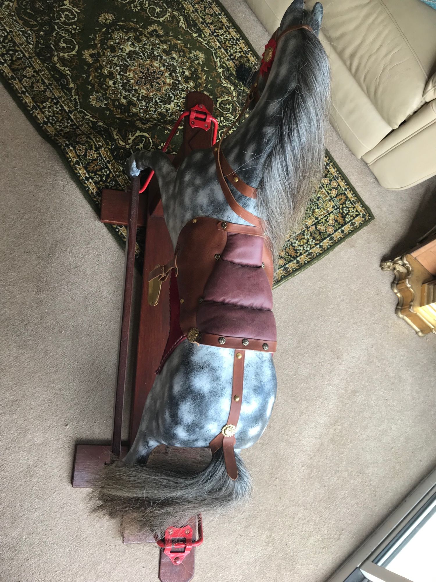 Genuine Wood Rocking Horse