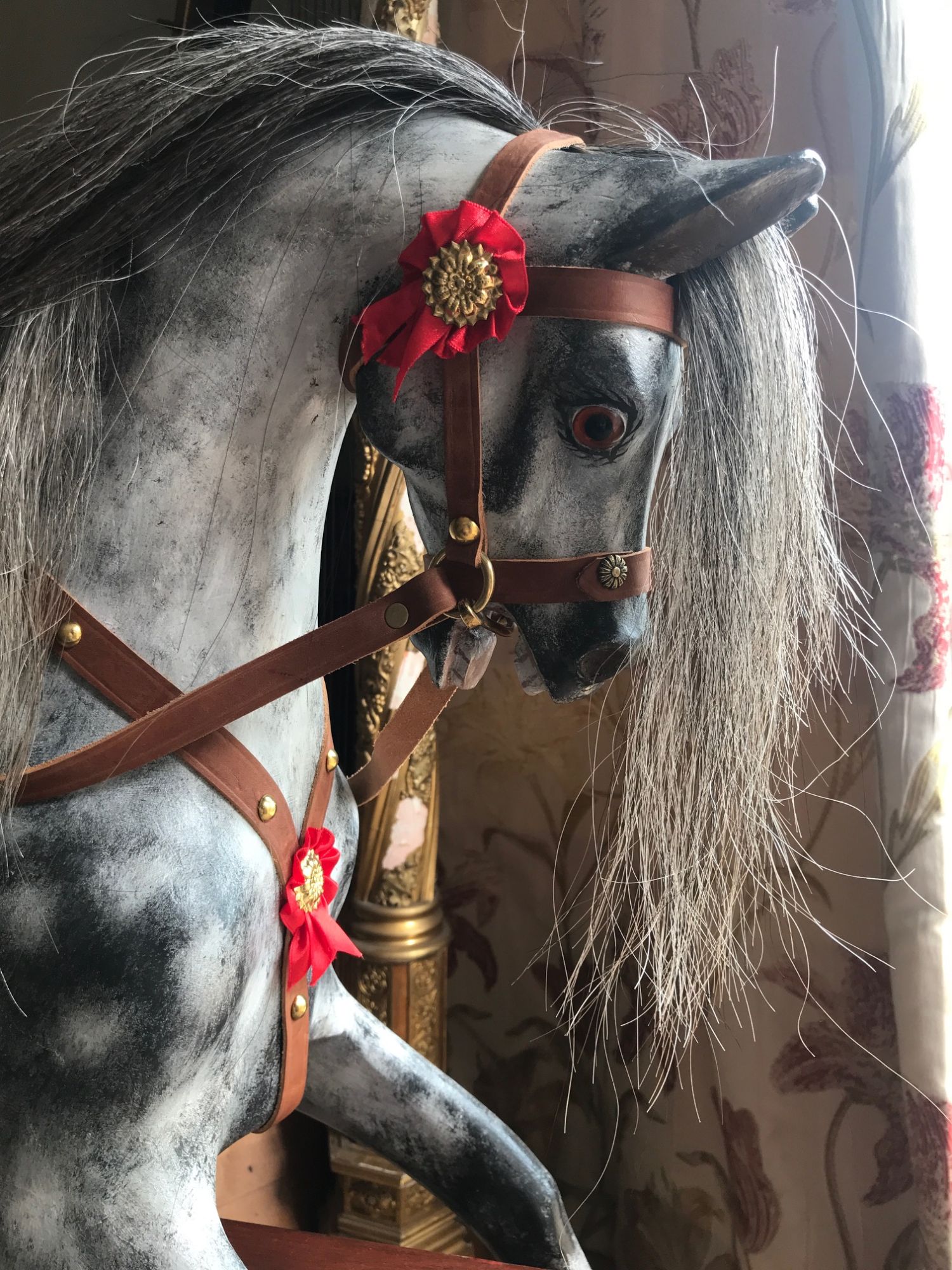 Genuine Wooden Rocking Horse